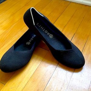 Rothy’s size 11 black ballet flats